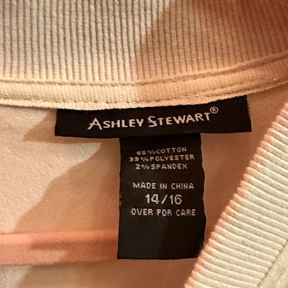 Ashley Stewart Classic White Bomber Jacket - Picture 2 of 3